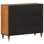 Armario auxiliar madera maciza de mango 90x33x75 cm de , Almacenamiento para CD y DVD - Ref: Foro24-358312, Precio: 184,21 €,...