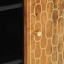 Armario auxiliar madera maciza de mango 90x33x75 cm de , Almacenamiento para CD y DVD - Ref: Foro24-358312, Precio: 184,21 €,...