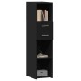 Aparador alto madera de ingeniería negro 30x42,5x124 cm de , Aparadores - Ref: Foro24-846153, Precio: 71,70 €, Descuento: %