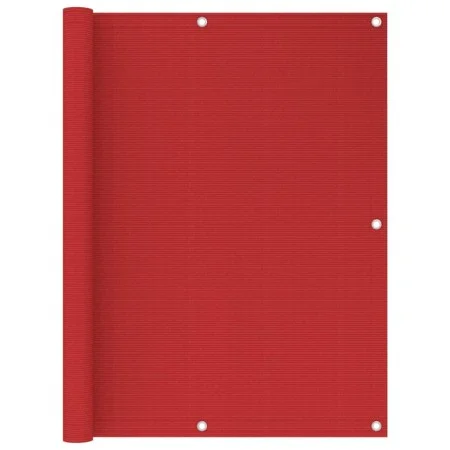 Toldo para balcón HDPE rojo 120x500 cm de vidaXL, Sombrillas - Ref: Foro24-311014, Precio: 13,21 €, Descuento: %