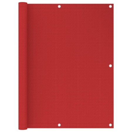 Toldo para balcón HDPE rojo 120x500 cm de vidaXL, Sombrillas - Ref: Foro24-311014, Precio: 14,82 €, Descuento: %