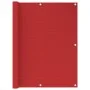 Toldo para balcón HDPE rojo 120x500 cm de vidaXL, Sombrillas - Ref: Foro24-311014, Precio: 13,21 €, Descuento: %