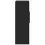 Aparador alto madera de ingeniería negro 30x42,5x124 cm de , Aparadores - Ref: Foro24-846153, Precio: 71,70 €, Descuento: %