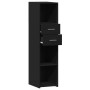 Aparador alto madera de ingeniería negro 30x42,5x124 cm de , Aparadores - Ref: Foro24-846153, Precio: 71,70 €, Descuento: %