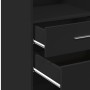 Aparador alto madera de ingeniería negro 30x42,5x124 cm de , Aparadores - Ref: Foro24-846153, Precio: 71,70 €, Descuento: %