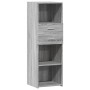 Aparador alto madera de ingeniería gris Sonoma 40x42,5x124 cm de , Aparadores - Ref: Foro24-846164, Precio: 68,20 €, Descuent...