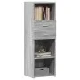 Aparador alto madera de ingeniería gris Sonoma 40x42,5x124 cm de , Aparadores - Ref: Foro24-846164, Precio: 67,37 €, Descuent...