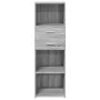 Aparador alto madera de ingeniería gris Sonoma 40x42,5x124 cm de , Aparadores - Ref: Foro24-846164, Precio: 67,37 €, Descuent...