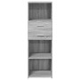 Aparador alto madera de ingeniería gris Sonoma 40x42,5x124 cm de , Aparadores - Ref: Foro24-846164, Precio: 68,20 €, Descuent...