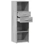 Aparador alto madera de ingeniería gris Sonoma 40x42,5x124 cm de , Aparadores - Ref: Foro24-846164, Precio: 67,37 €, Descuent...