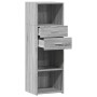 Aparador alto madera de ingeniería gris Sonoma 40x42,5x124 cm de , Aparadores - Ref: Foro24-846164, Precio: 68,20 €, Descuent...