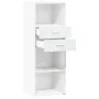 Tall white engineered wood sideboard 45x42.5x124 cm by , Sideboards - Ref: Foro24-846166, Price: 76,05 €, Discount: %