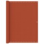 Toldo para balcón HDPE naranja 120x600 cm de vidaXL, Sombrillas - Ref: Foro24-311027, Precio: 23,16 €, Descuento: %