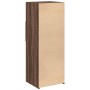 Aparador alto madera de ingeniería marrón roble 45x42,5x124 cm de , Aparadores - Ref: Foro24-846172, Precio: 92,60 €, Descuen...