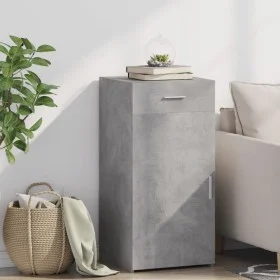 Aparador madera de ingeniería gris hormigón 45x42,5x93 cm de , Aparadores - Ref: Foro24-846288, Precio: 76,12 €, Descuento: %