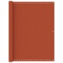 Toldo para balcón HDPE naranja 120x400 cm de vidaXL, Sombrillas - Ref: Foro24-311025, Precio: 19,36 €, Descuento: %