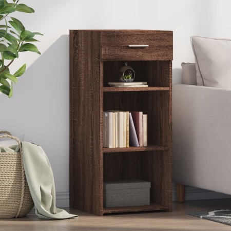 Aparador de madera de ingeniería roble marrón 40x42,5x93 cm de , Aparadores - Ref: Foro24-846319, Precio: 68,12 €, Descuento: %