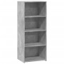 Aparador alto madera de ingeniería gris hormigón 50x41x124 cm de , Aparadores - Ref: Foro24-846400, Precio: 74,38 €, Descuent...