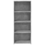 Aparador alto madera de ingeniería gris hormigón 50x41x124 cm de , Aparadores - Ref: Foro24-846400, Precio: 74,38 €, Descuent...
