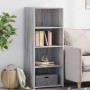 Aparador alto madera de ingeniería gris Sonoma 50x41x124 cm de , Aparadores - Ref: Foro24-846402, Precio: 71,60 €, Descuento: %