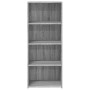 Aparador alto madera de ingeniería gris Sonoma 50x41x124 cm de , Aparadores - Ref: Foro24-846402, Precio: 71,60 €, Descuento: %