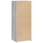 Aparador alto madera de ingeniería gris Sonoma 50x41x124 cm de , Aparadores - Ref: Foro24-846402, Precio: 71,60 €, Descuento: %