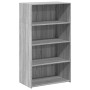 Aparador alto madera de ingeniería gris Sonoma 70x41x124 cm de , Aparadores - Ref: Foro24-846409, Precio: 91,62 €, Descuento: %