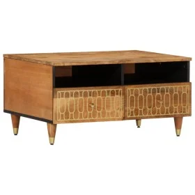 Massiver Mangoholz-Couchtisch 80x54x40 cm von , Couchtisch - Ref: Foro24-358297, Preis: 91,37 €, Rabatt: %