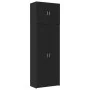 Aparador alto madera de ingeniería negro 80x42,5x249 cm de , Aparadores - Ref: Foro24-3281365, Precio: 277,60 €, Descuento: %