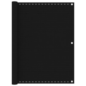 Toldo para balcón HDPE negro 120x500 cm de vidaXL, Sombrillas - Ref: Foro24-311038, Precio: 25,12 €, Descuento: %