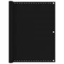 Toldo para balcón HDPE negro 120x500 cm de vidaXL, Sombrillas - Ref: Foro24-311038, Precio: 22,61 €, Descuento: %