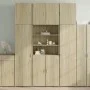 Aparador alto madera de ingeniería roble Sonoma 80x42,5x249 cm de , Aparadores - Ref: Foro24-3281359, Precio: 254,56 €, Descu...