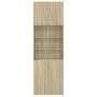 Aparador alto madera de ingeniería roble Sonoma 80x42,5x249 cm de , Aparadores - Ref: Foro24-3281359, Precio: 254,56 €, Descu...
