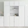Aparador alto madera de ingeniería blanco 80x42,5x185 cm de , Aparadores - Ref: Foro24-3281378, Precio: 163,76 €, Descuento: %