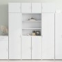 Aparador alto madera de ingeniería blanco 80x42,5x185 cm de , Aparadores - Ref: Foro24-3281378, Precio: 171,44 €, Descuento: %