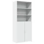 Aparador alto madera de ingeniería blanco 80x42,5x185 cm de , Aparadores - Ref: Foro24-3281378, Precio: 163,76 €, Descuento: %