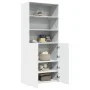 Aparador alto madera de ingeniería blanco 80x42,5x185 cm de , Aparadores - Ref: Foro24-3281378, Precio: 163,76 €, Descuento: %
