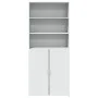 Aparador alto madera de ingeniería blanco 80x42,5x185 cm de , Aparadores - Ref: Foro24-3281378, Precio: 163,76 €, Descuento: %