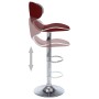 323649  Bar Stools 2 pcs Wine Red Faux Leather en Taburetes de cocina | Comprar online en Foru.es