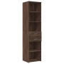 Aparador de madera de ingeniería marrón roble 45x42,5x185 cm de , Aparadores - Ref: Foro24-3281454, Precio: 131,15 €, Descuen...