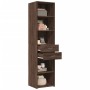 Aparador de madera de ingeniería marrón roble 45x42,5x185 cm de , Aparadores - Ref: Foro24-3281454, Precio: 131,15 €, Descuen...