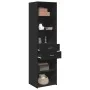 Aparador de madera de ingeniería negro 50x42,5x185 cm de , Aparadores - Ref: Foro24-3281456, Precio: 152,92 €, Descuento: %