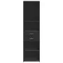 Aparador de madera de ingeniería negro 50x42,5x185 cm de , Aparadores - Ref: Foro24-3281456, Precio: 152,92 €, Descuento: %