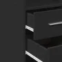 Aparador de madera de ingeniería negro 50x42,5x185 cm de , Aparadores - Ref: Foro24-3281456, Precio: 152,92 €, Descuento: %