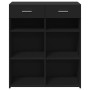 Aparador de madera de ingeniería negro 80x42,5x93 cm de , Aparadores - Ref: Foro24-3281477, Precio: 100,58 €, Descuento: %