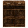 Aparador de madera de ingeniería roble ahumado 80x42,5x93 cm de , Aparadores - Ref: Foro24-3281480, Precio: 95,41 €, Descuent...