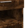 Aparador de madera de ingeniería roble ahumado 80x42,5x93 cm de , Aparadores - Ref: Foro24-3281480, Precio: 95,41 €, Descuent...