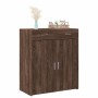 Aparador de madera de ingeniería marrón roble 80x42,5x93 cm de , Aparadores - Ref: Foro24-3281475, Precio: 136,22 €, Descuent...