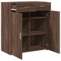 Aparador de madera de ingeniería marrón roble 80x42,5x93 cm de , Aparadores - Ref: Foro24-3281475, Precio: 136,22 €, Descuent...