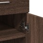 Aparador de madera de ingeniería marrón roble 80x42,5x93 cm de , Aparadores - Ref: Foro24-3281475, Precio: 136,22 €, Descuent...